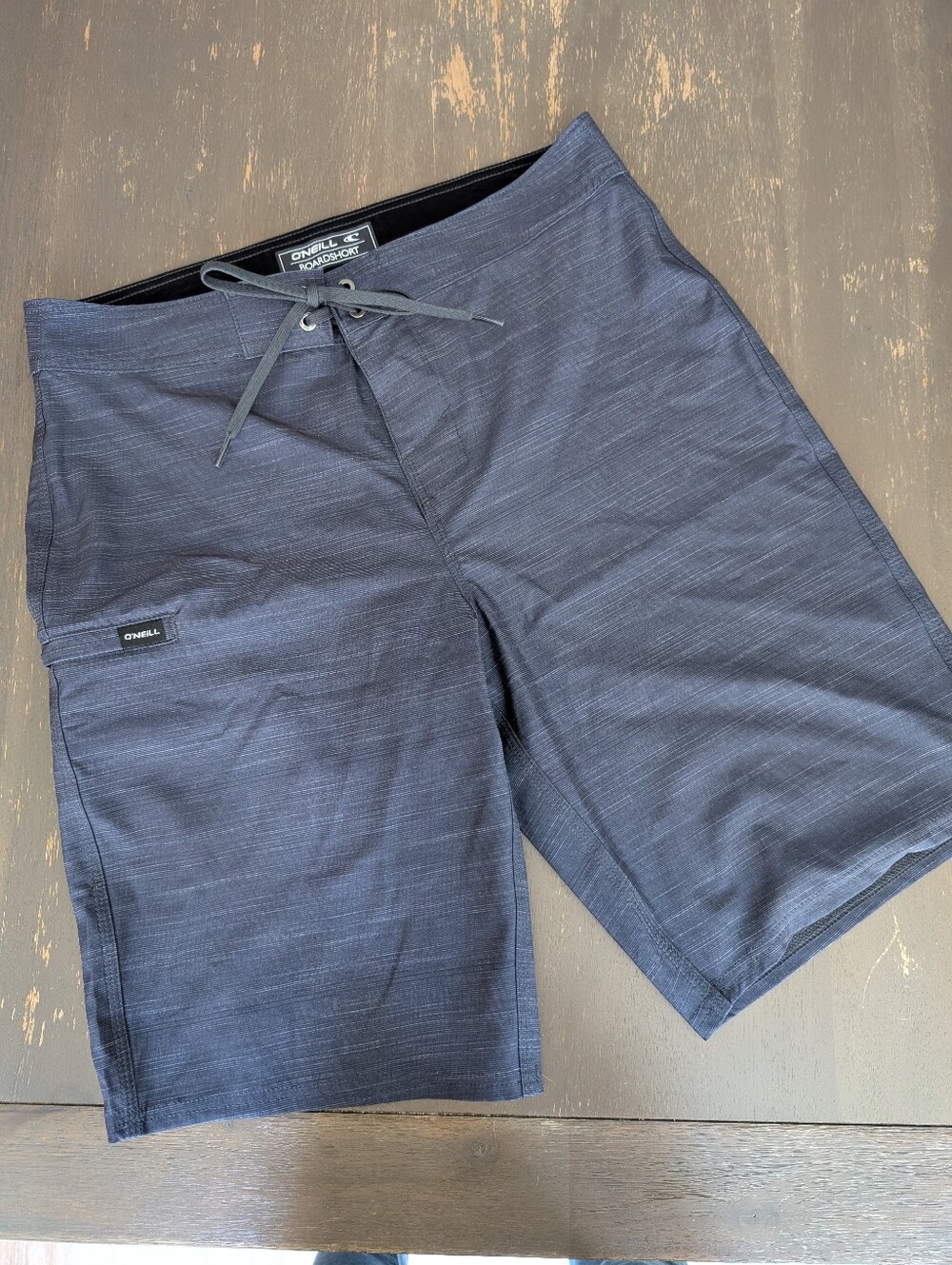 O’Neill Mens Size 30 Boardshorts Charcoal Blue Surf Shorts